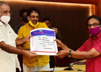 കെ.എസ്.ആര്‍.ടി.സിയുടെ ബസ് ഓണ്‍ ഡിമാന്റ് പദ്ധതി ഗതാഗതമന്ത്രി എ.കെ.ശശീന്ദ്രന്‍ ഉദ്ഘാടനം ചെയ്യുന്നു.